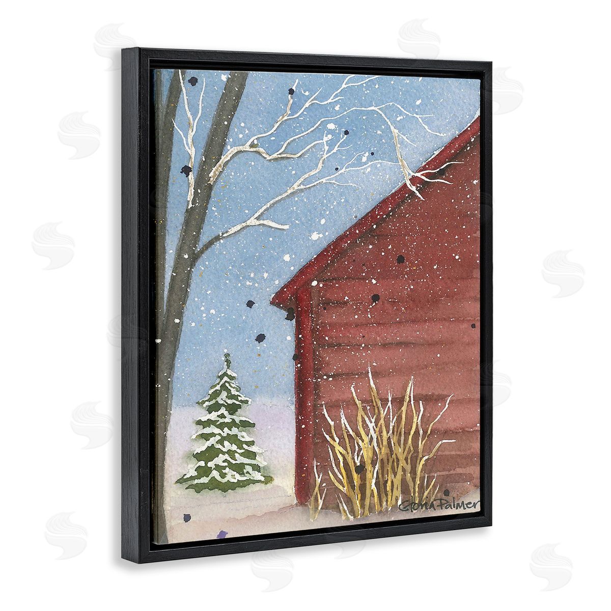 Gloria Palmer Winter Snowy Cabin