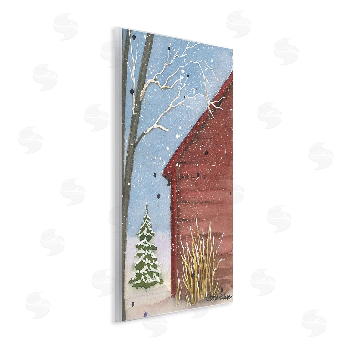Gloria Palmer Winter Snowy Cabin