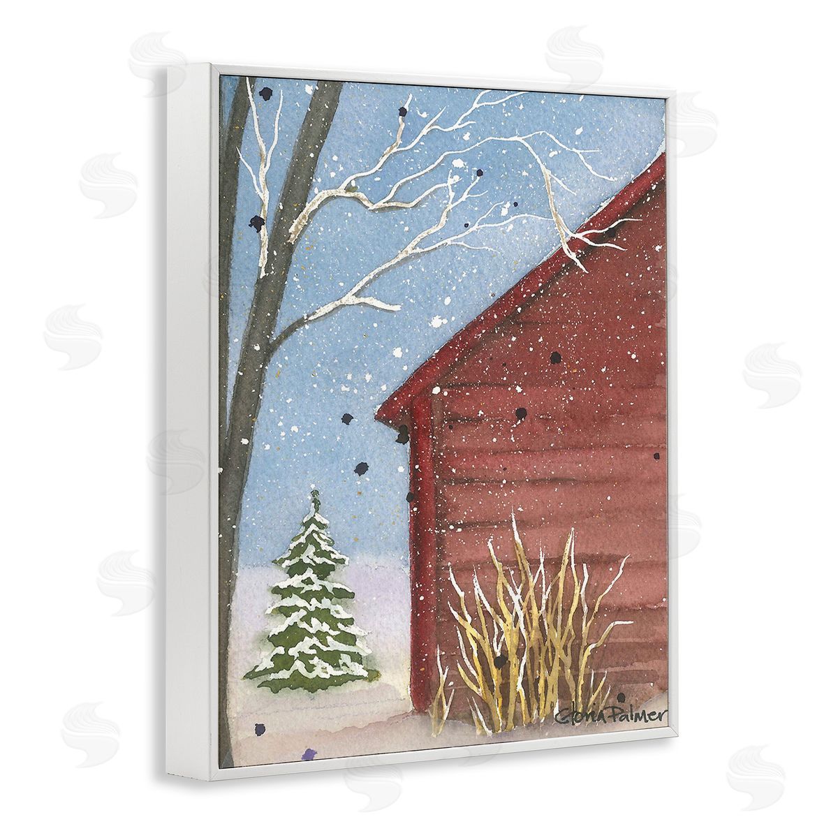 Gloria Palmer Winter Snowy Cabin