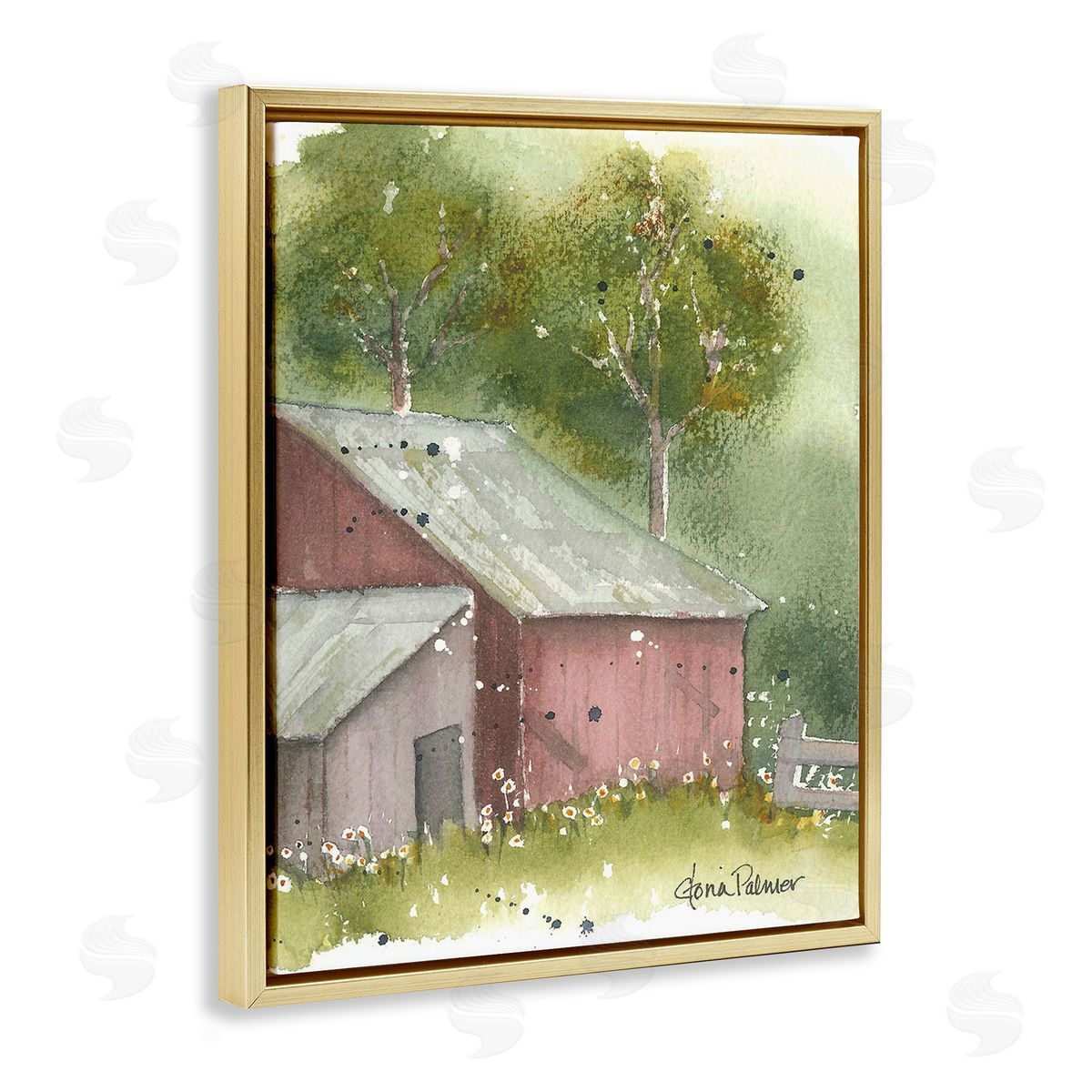 Gloria Palmer Barn with Spring Florals