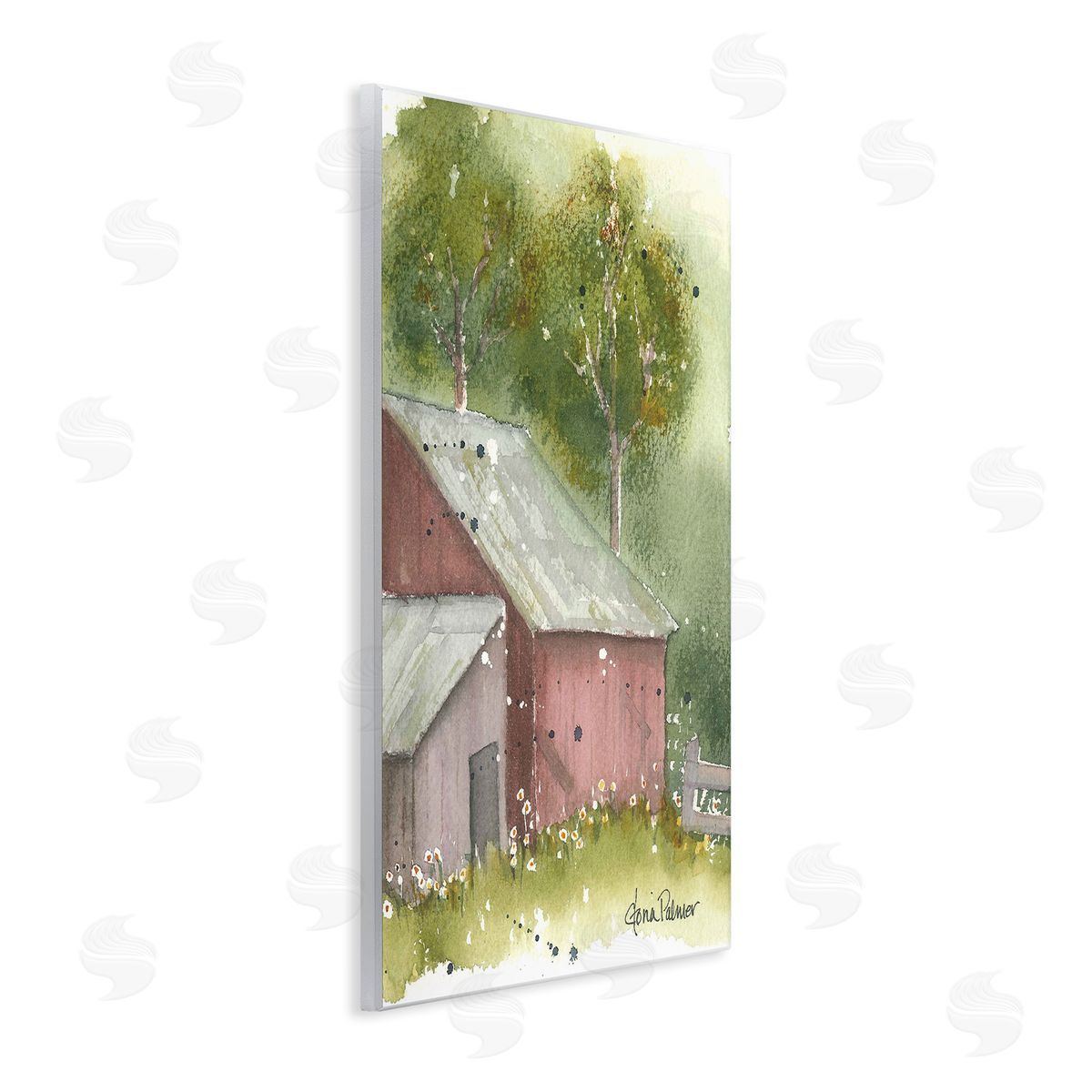 Gloria Palmer Barn with Spring Florals