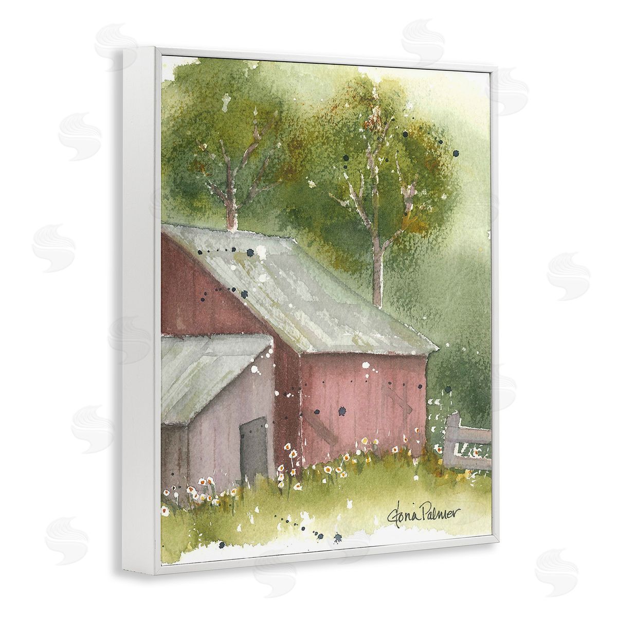 Gloria Palmer Barn with Spring Florals