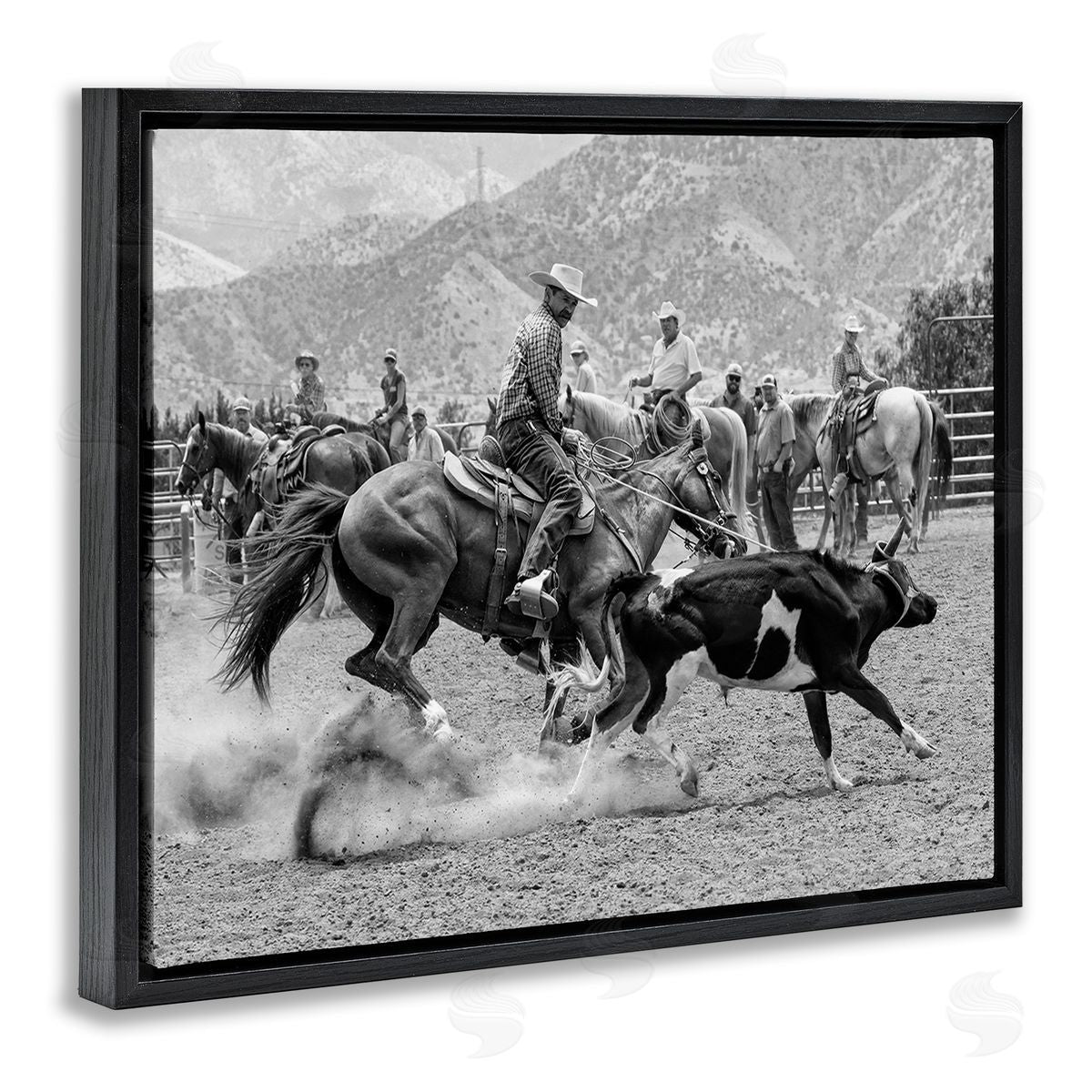 Jerry  Cowart Rodeo Cowboys with Cattle