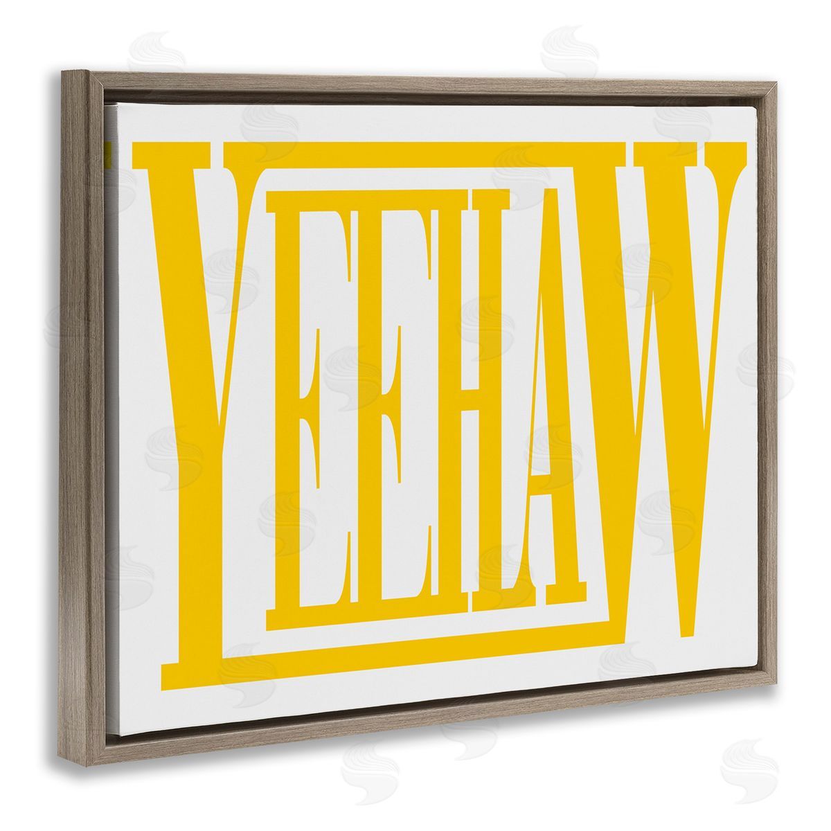 Grace Popp Yeehaw Yellow Typography