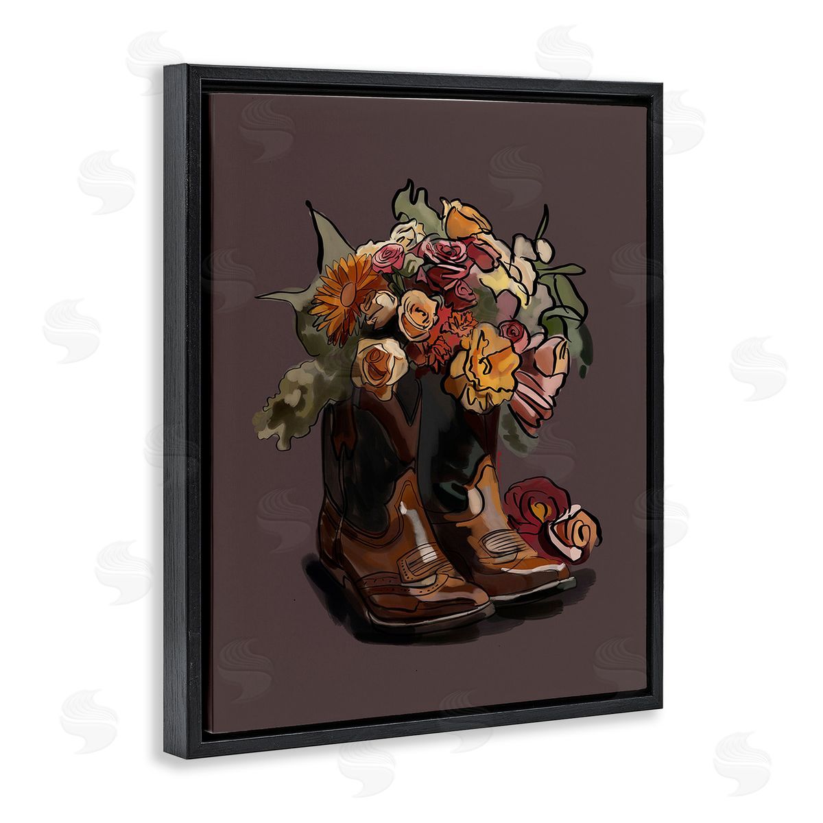 Amelia Noyes Modern Floral Boot Bouquet
