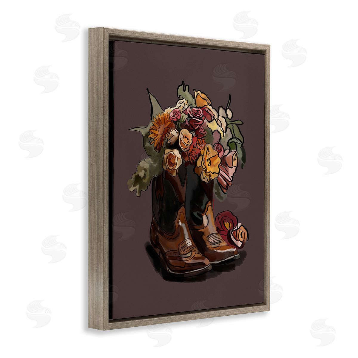 Amelia Noyes Modern Floral Boot Bouquet