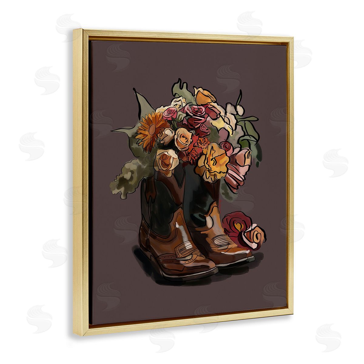 Amelia Noyes Modern Floral Boot Bouquet