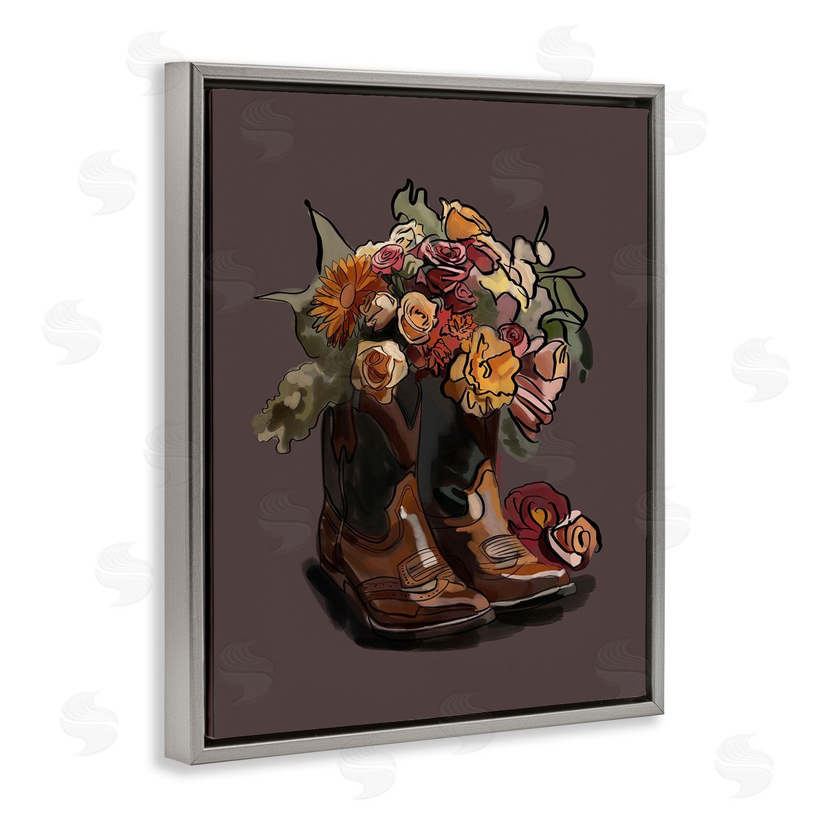 Amelia Noyes Modern Floral Boot Bouquet