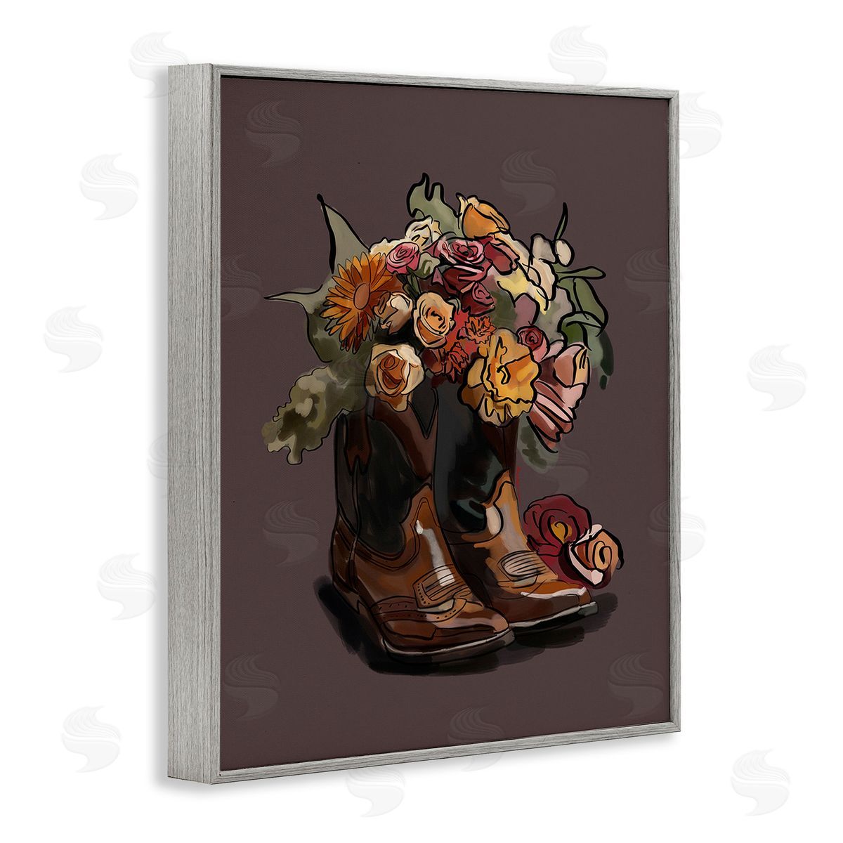 Amelia Noyes Modern Floral Boot Bouquet