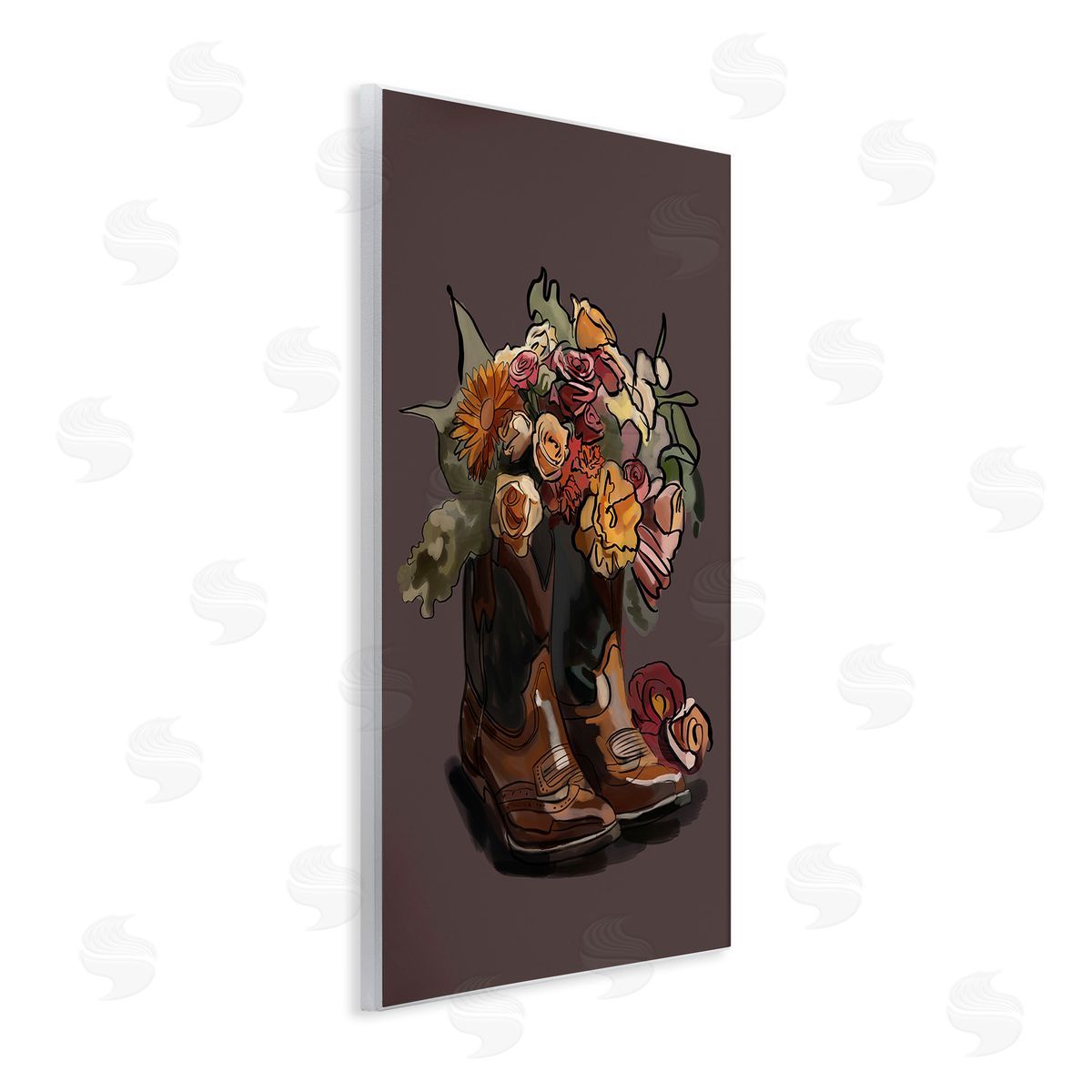 Amelia Noyes Modern Floral Boot Bouquet