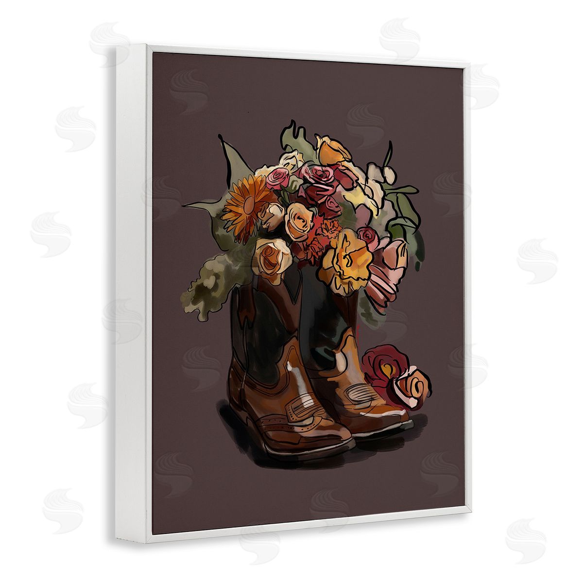 Amelia Noyes Modern Floral Boot Bouquet