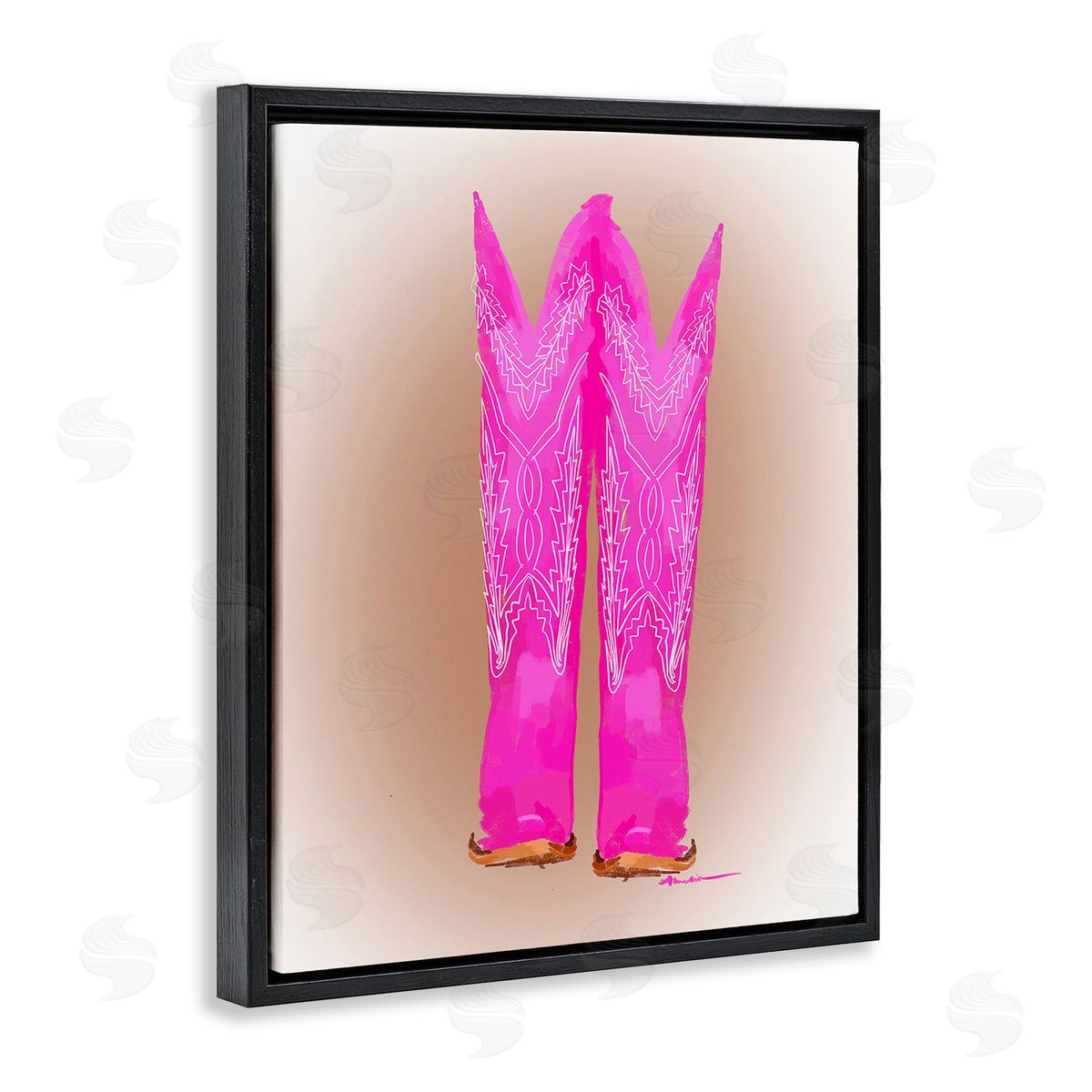 Amelia Noyes Vivid Pink Cowgirl Boots