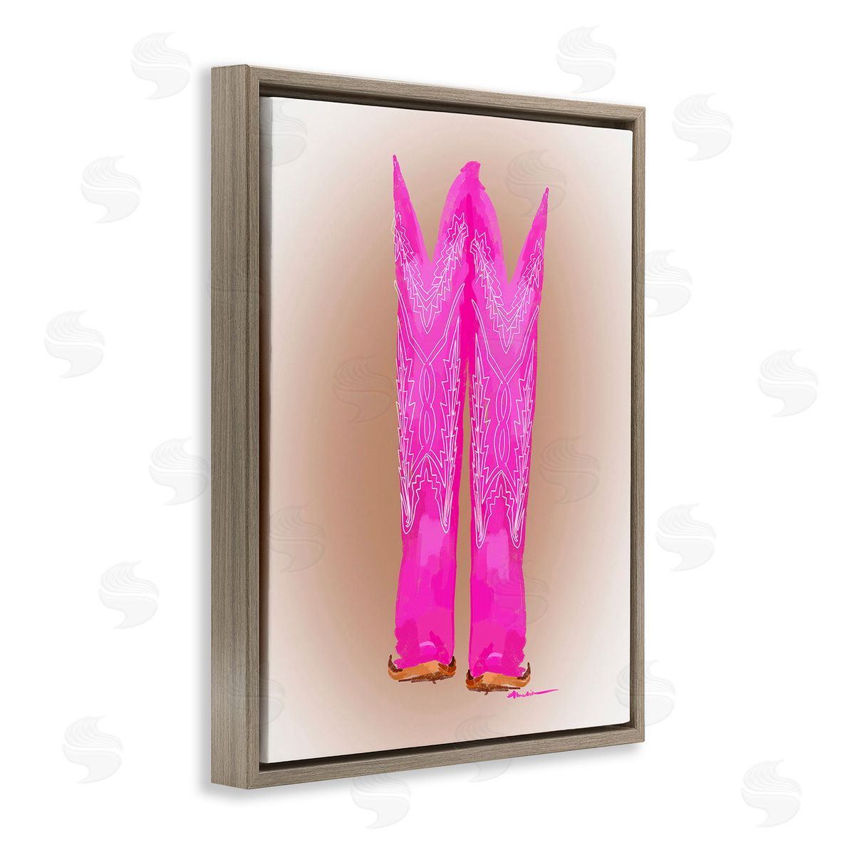 Amelia Noyes Vivid Pink Cowgirl Boots