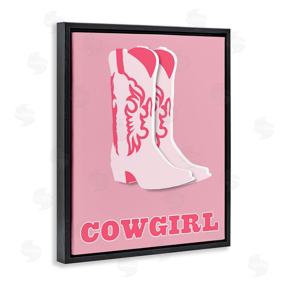 Corinne Rose Designs Pastel Blush Cowgirl Boots
