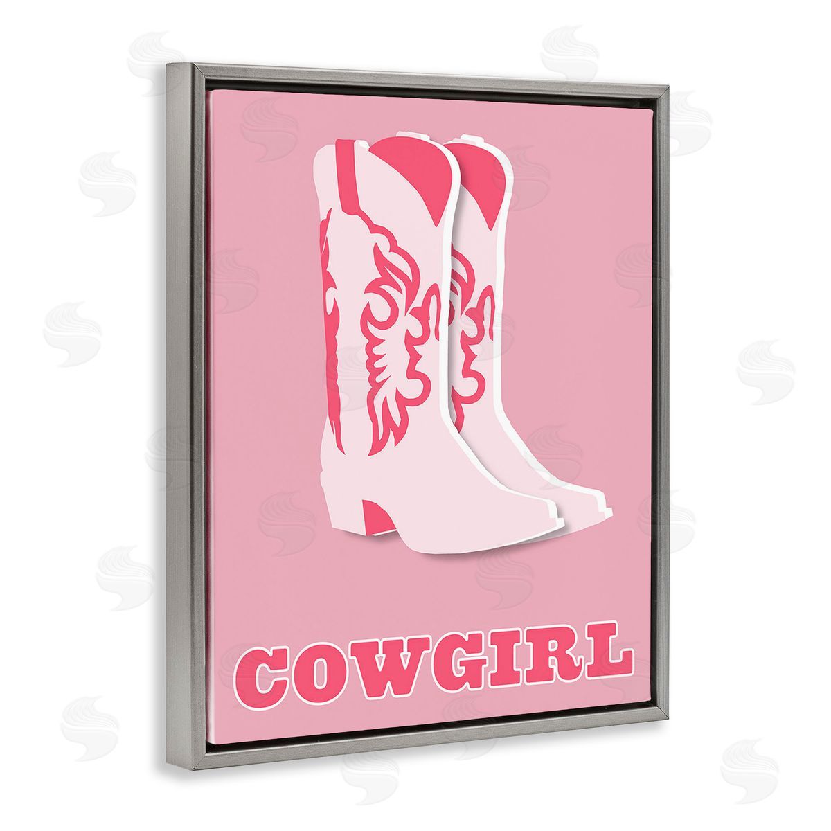 Corinne Rose Designs Pastel Blush Cowgirl Boots