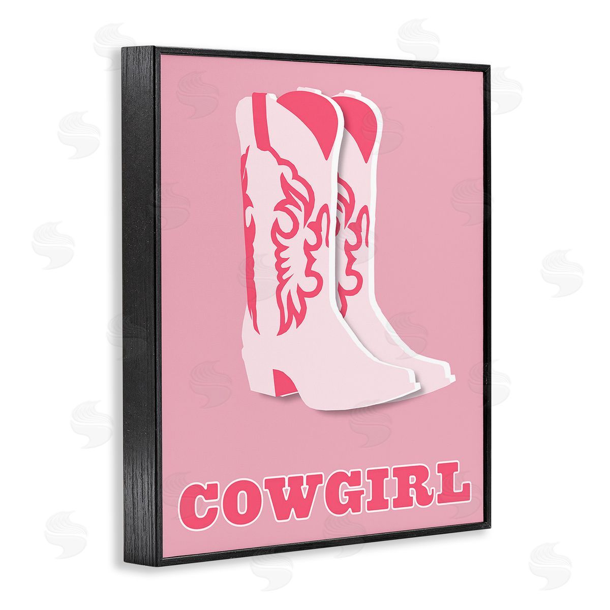 Corinne Rose Designs Pastel Blush Cowgirl Boots