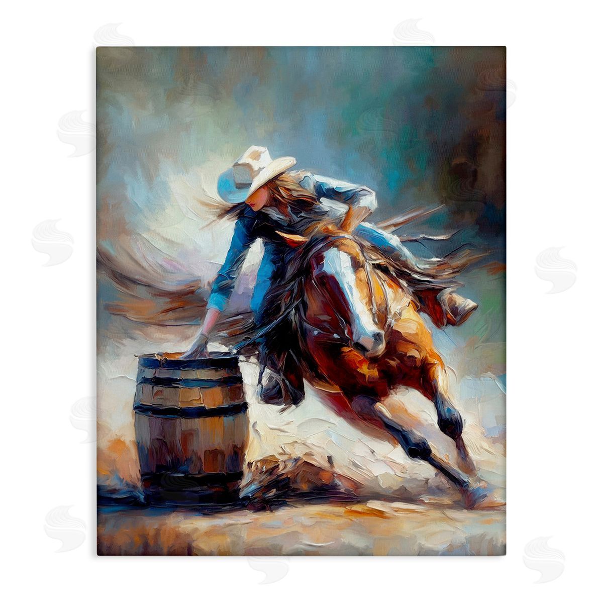 Ramona Murdock Racing Rodeo Cowgirl