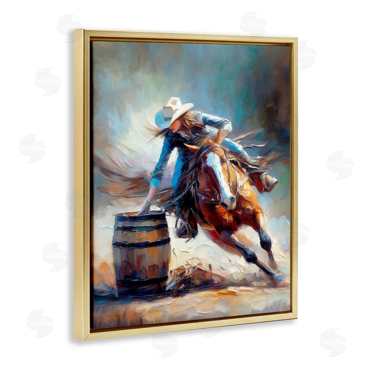 Ramona Murdock Racing Rodeo Cowgirl