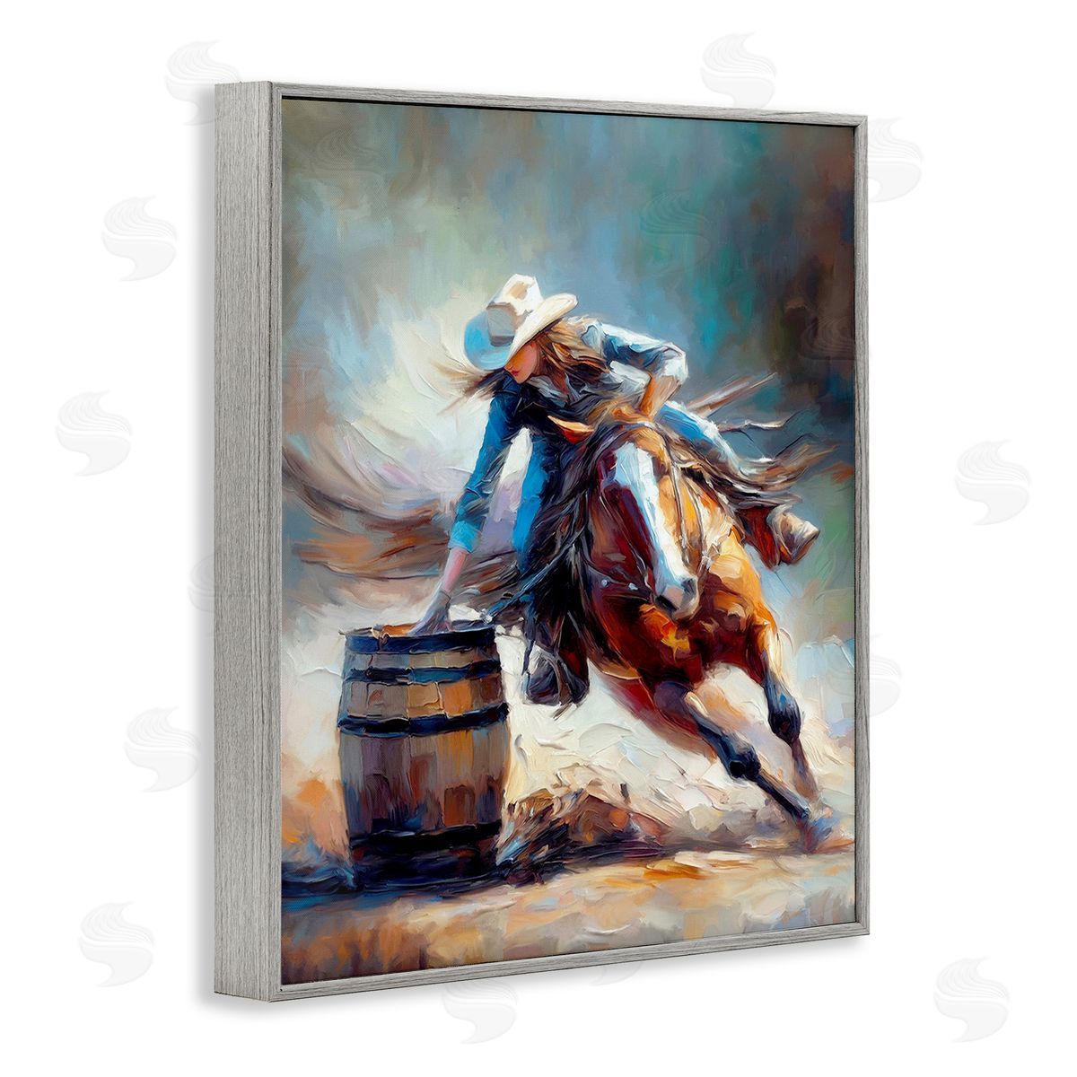 Ramona Murdock Racing Rodeo Cowgirl