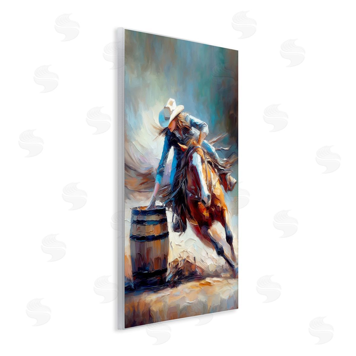 Ramona Murdock Racing Rodeo Cowgirl