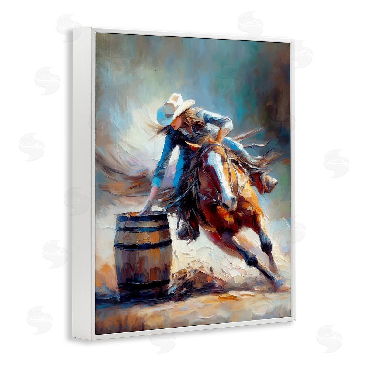 Ramona Murdock Racing Rodeo Cowgirl