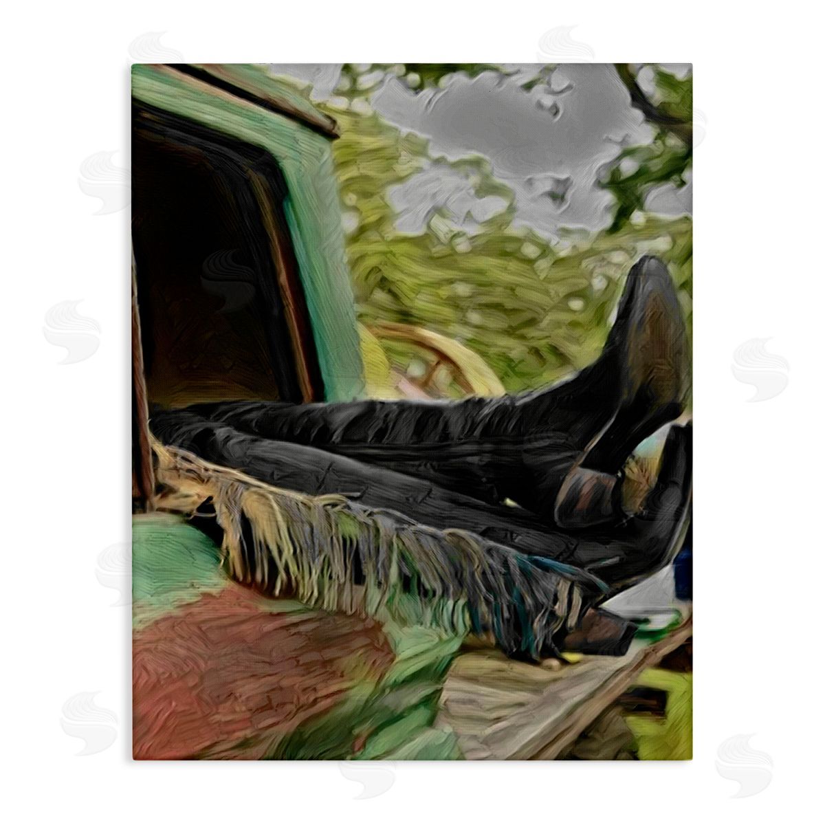 Jesse Keith Relaxing Cowgirl in Nature