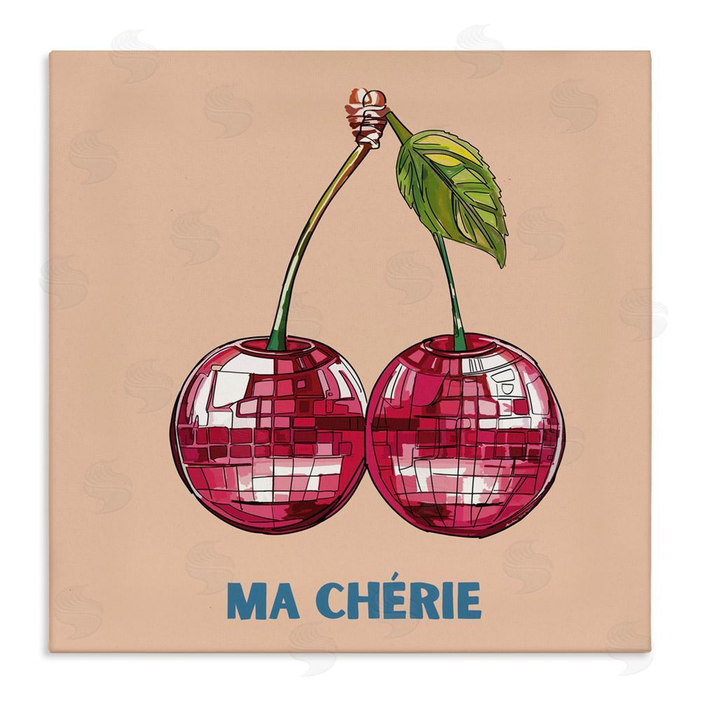 Amelia Noyes Ma Cherie Fruits Stretched Canvas Wall Art Print