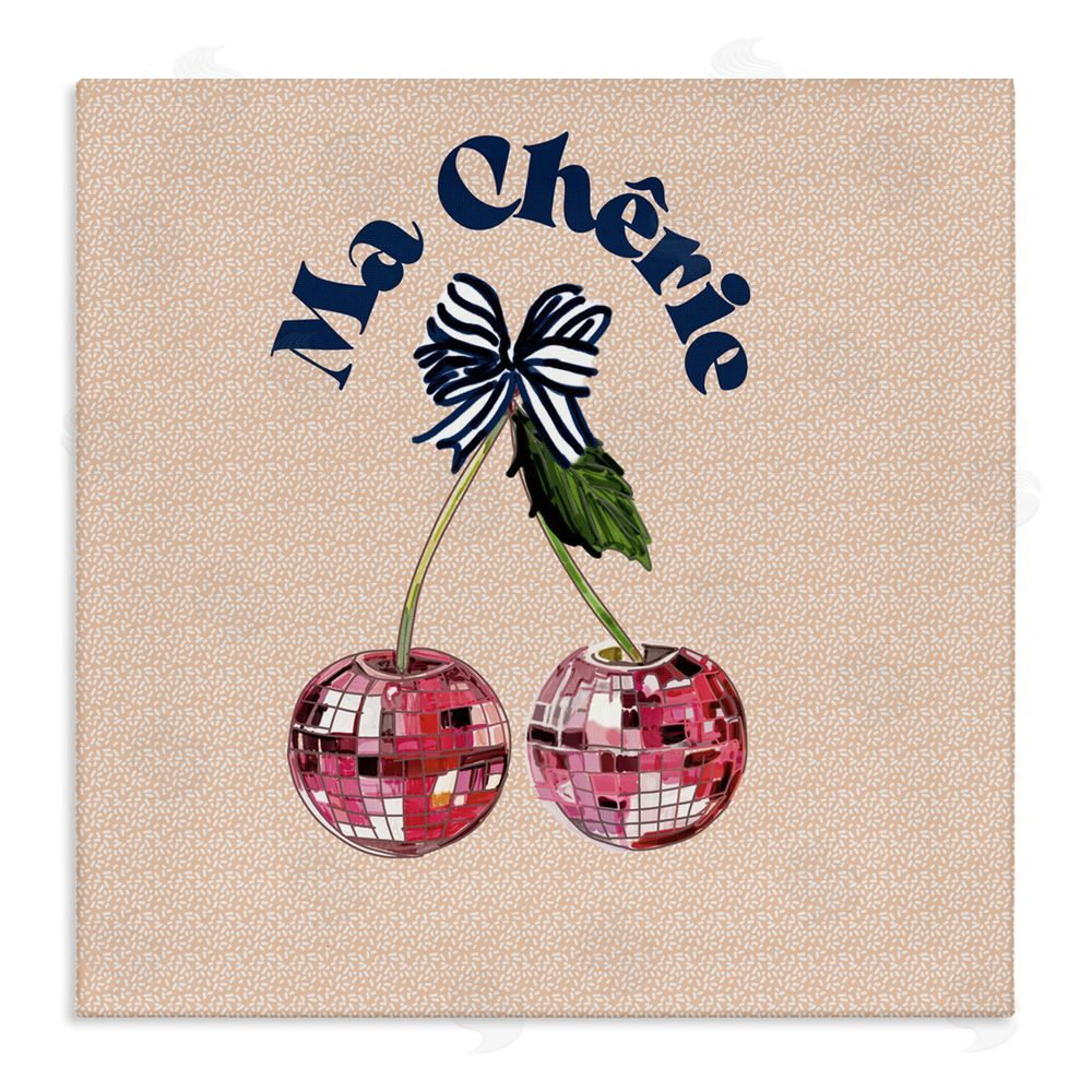 Amelia Noyes Patterned Ma Cherie Stretched Canvas Wall Art Print