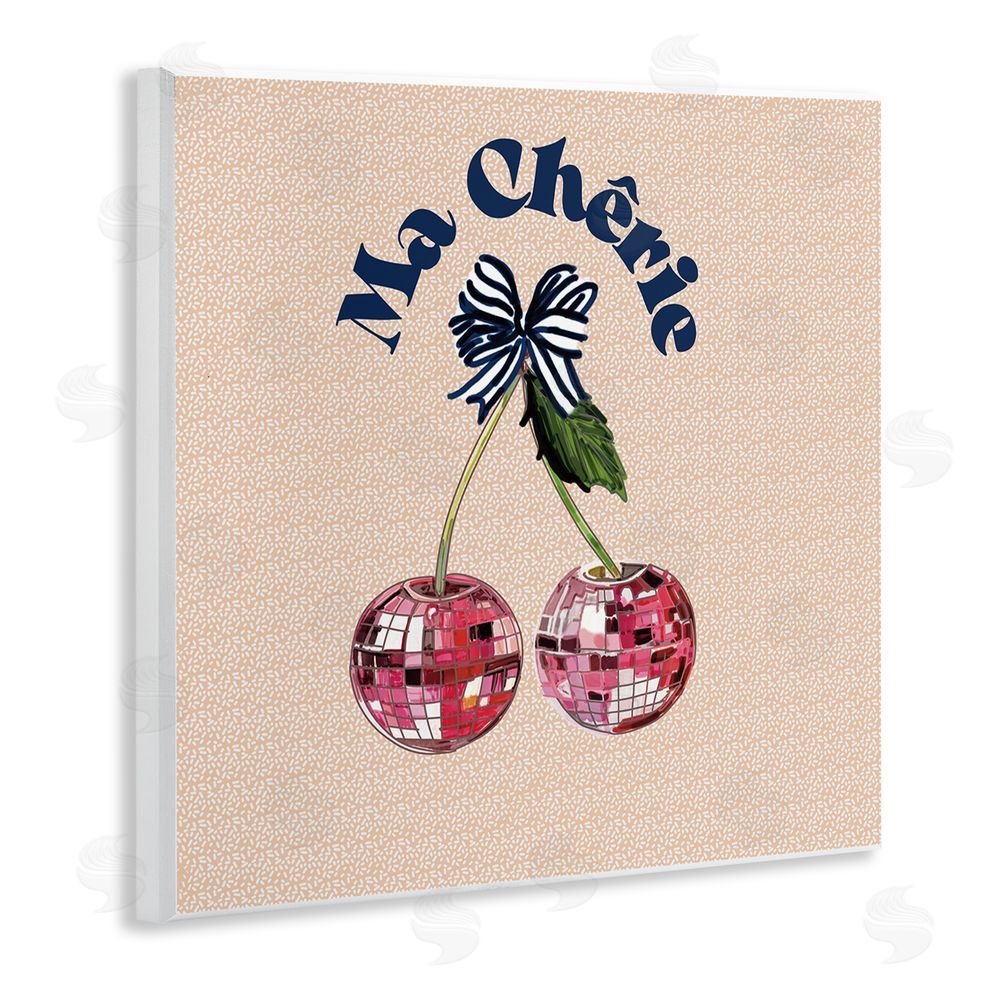 Amelia Noyes Patterned Ma Cherie Wooden Wall Plaque Art Print