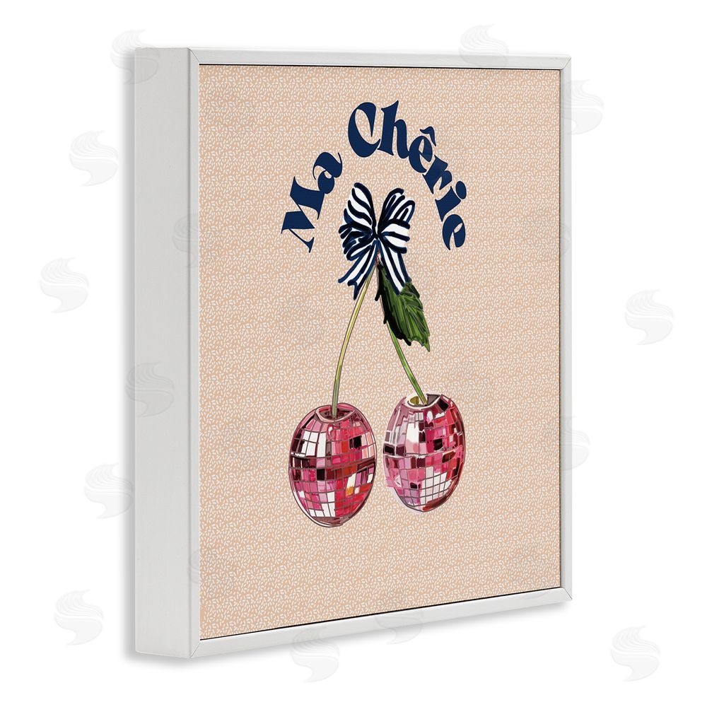 Amelia Noyes Patterned Ma Cherie White Framed Glicee Wall Art Print