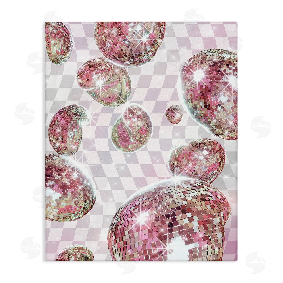 Ziwei Li Pastel Disco Ball Pattern