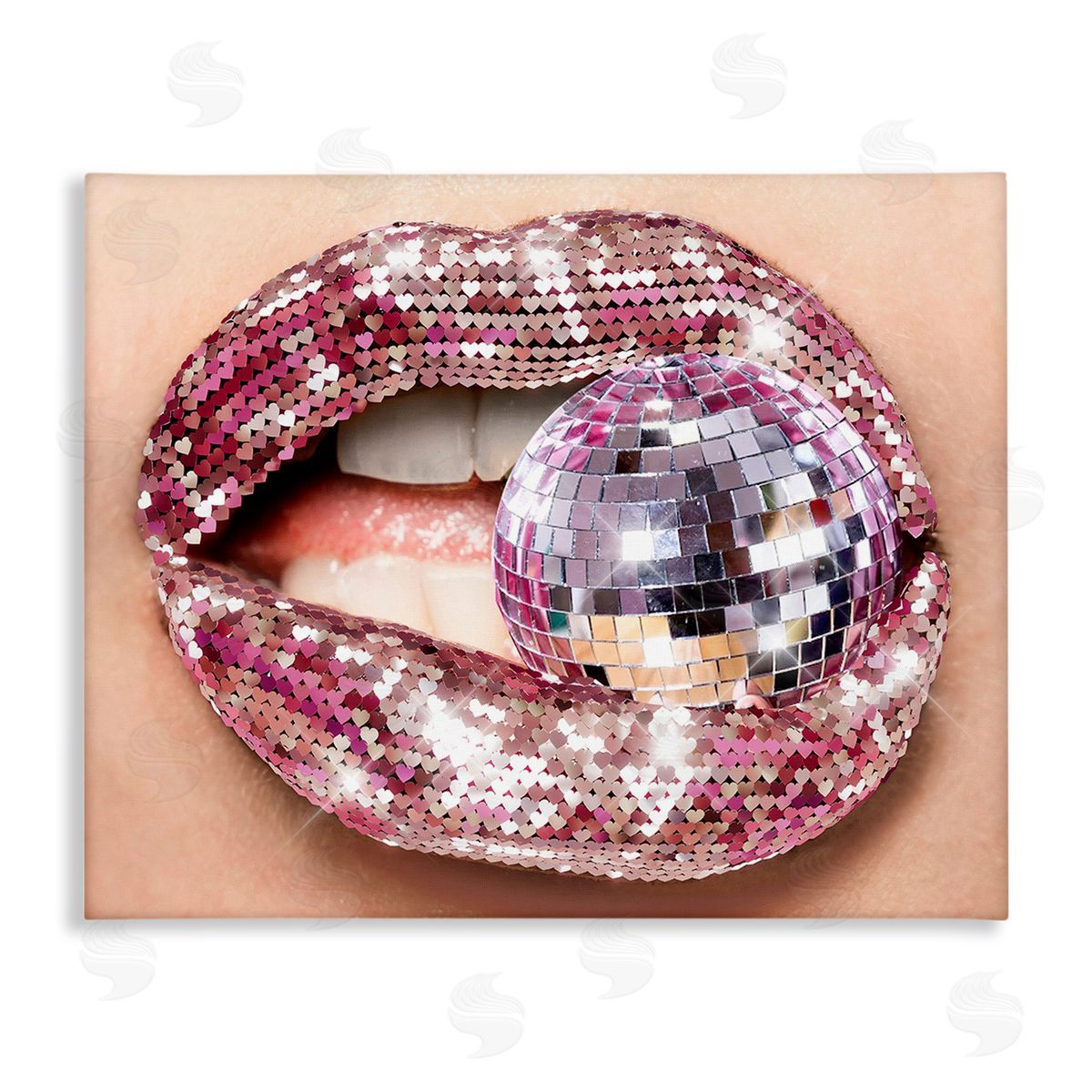 Ziwei Li Sparkle Lips & Disco Ball