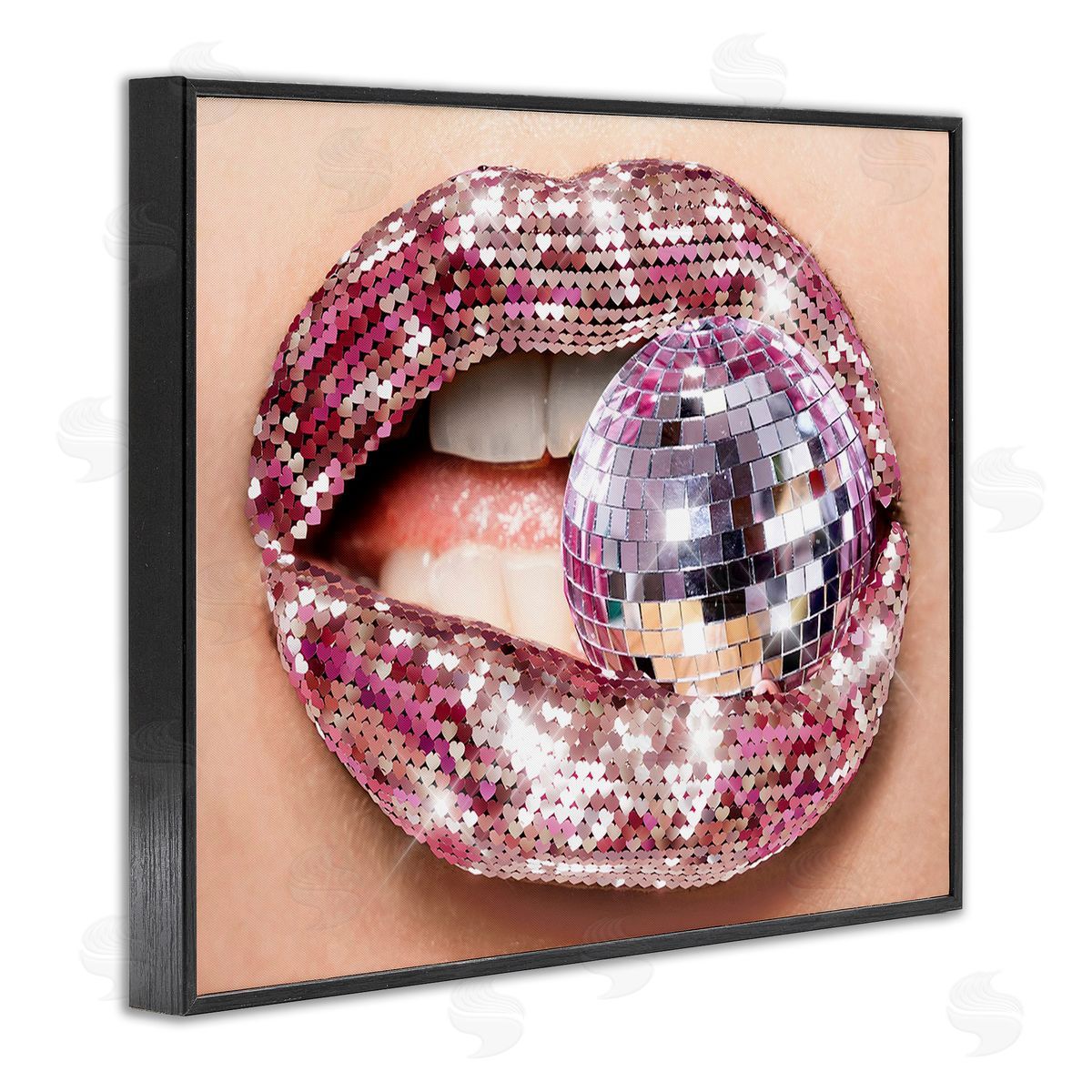 Ziwei Li Sparkle Lips & Disco Ball