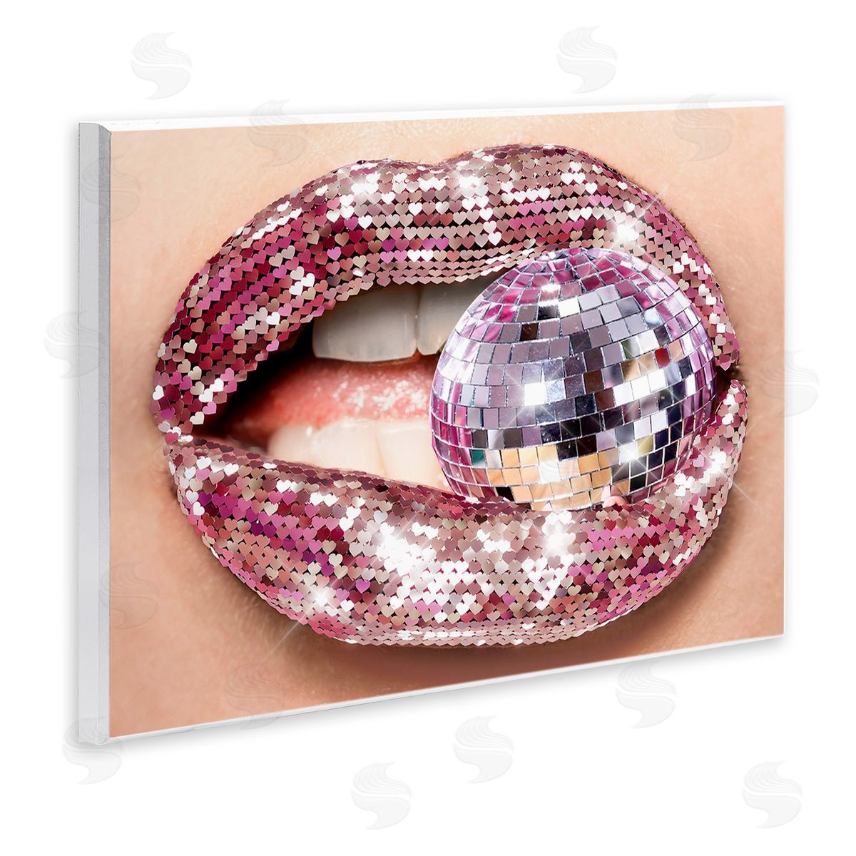 Ziwei Li Sparkle Lips & Disco Ball