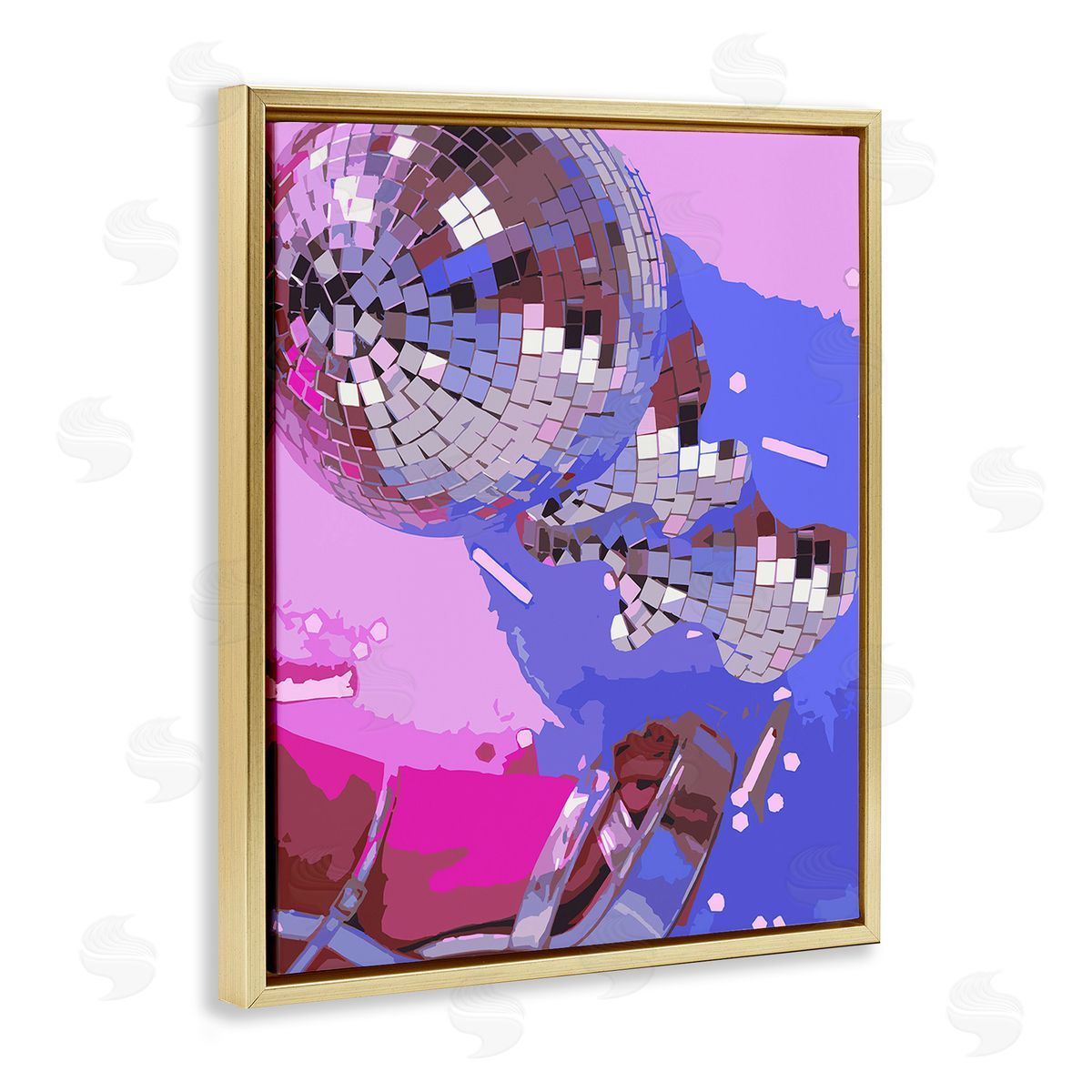 Stupell Studio Abstract Disco & Shoes