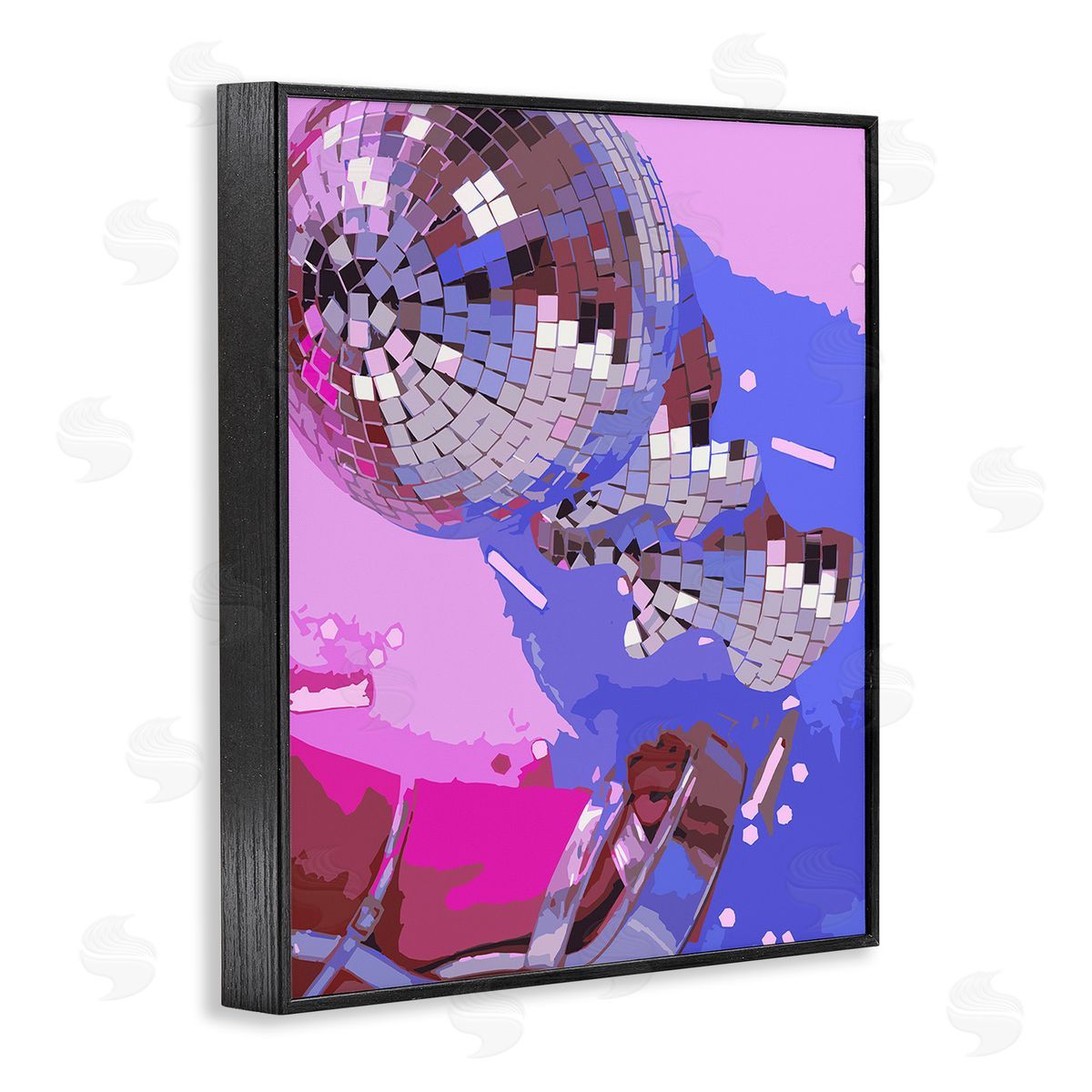 Stupell Studio Abstract Disco & Shoes