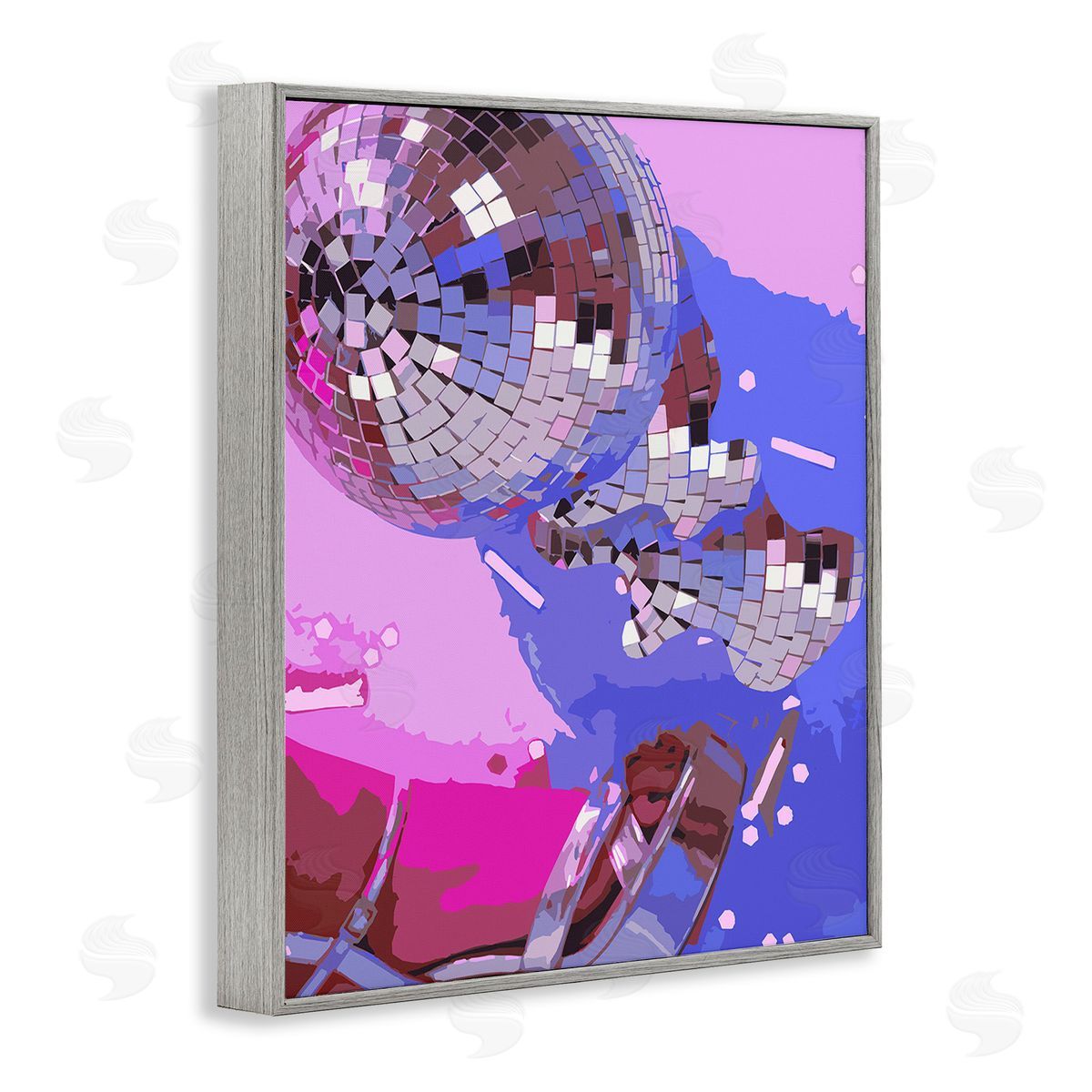 Stupell Studio Abstract Disco & Shoes