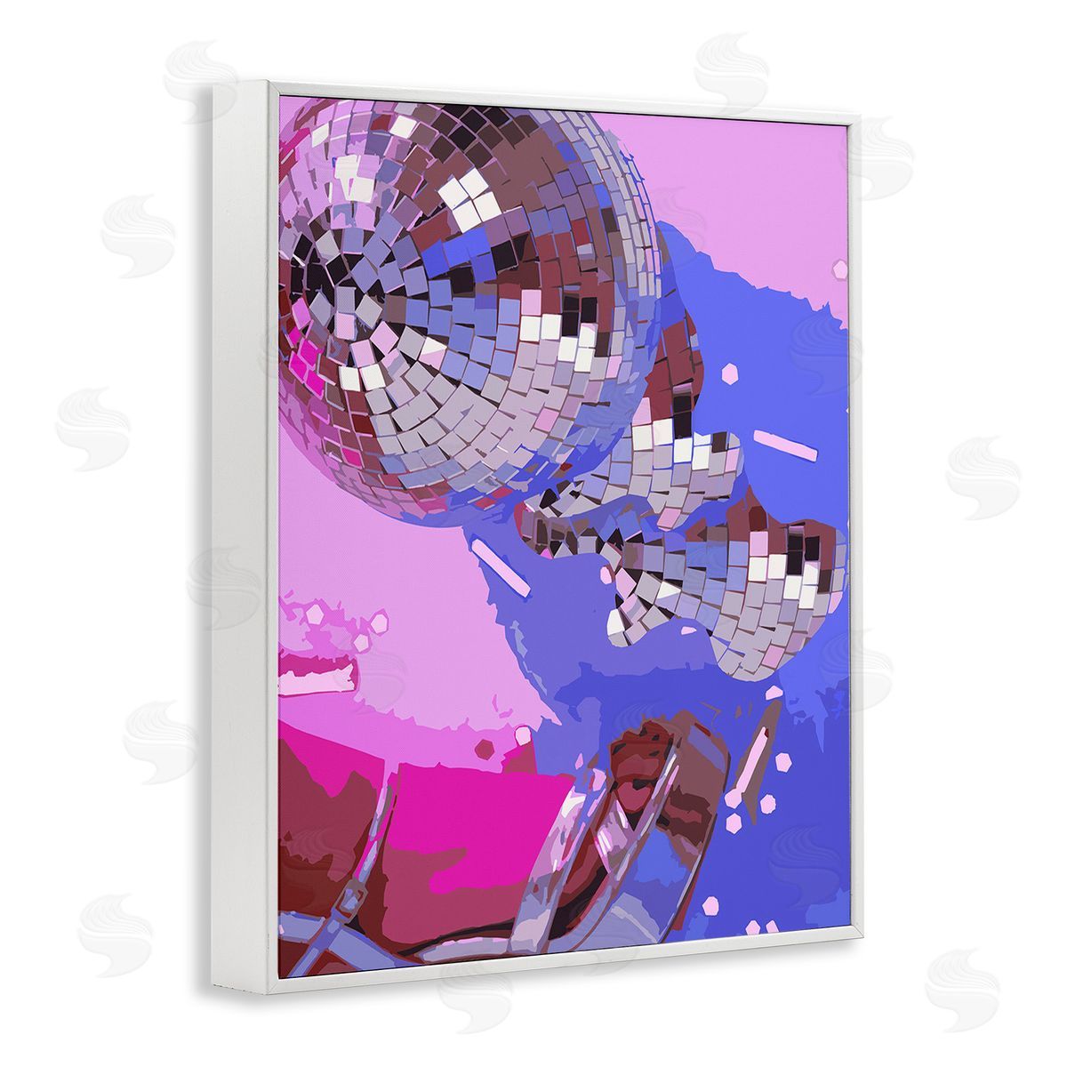 Stupell Studio Abstract Disco & Shoes