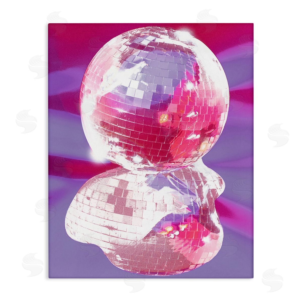 Stupell Studio Melting Disco Abstraction