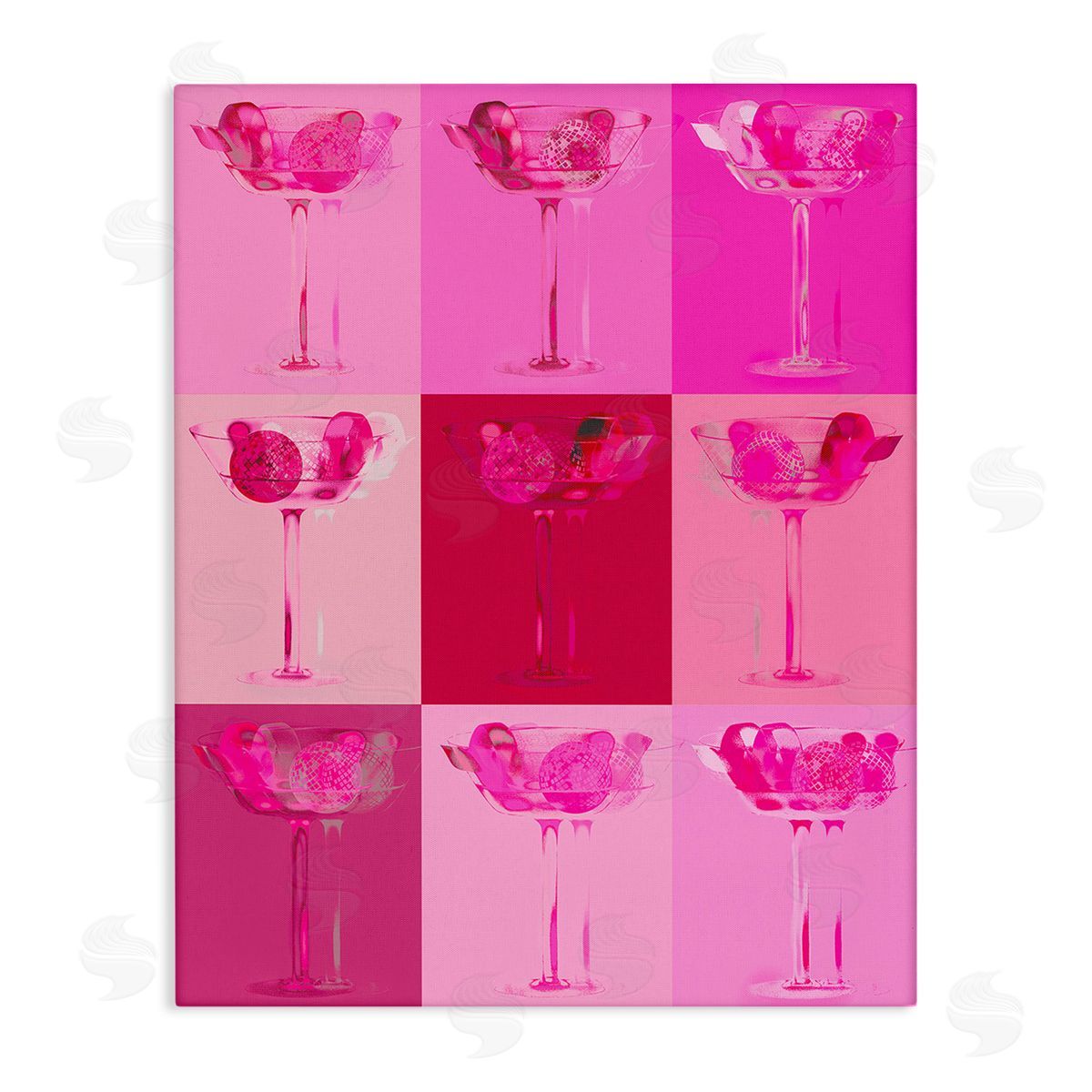 Stupell Studio Pink Abstract Drinks