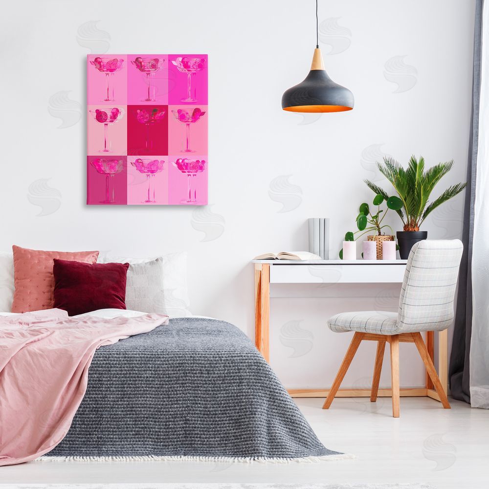 Stupell Studio Pink Abstract Drinks