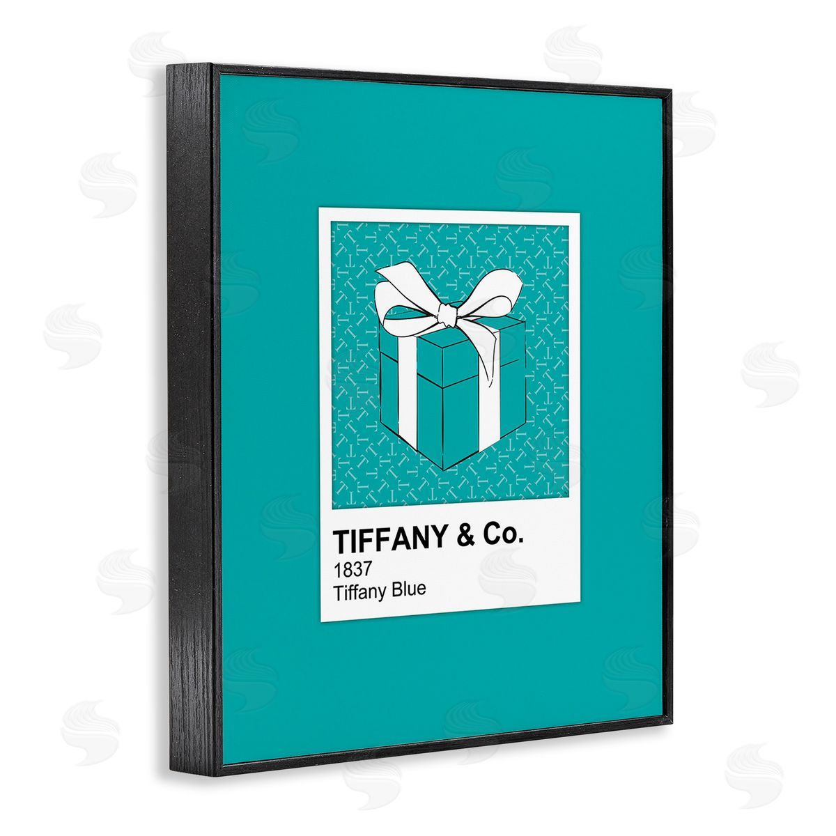 Martina Pavlova Blue Fashion Hue Black Framed Giclee Wall Art Print