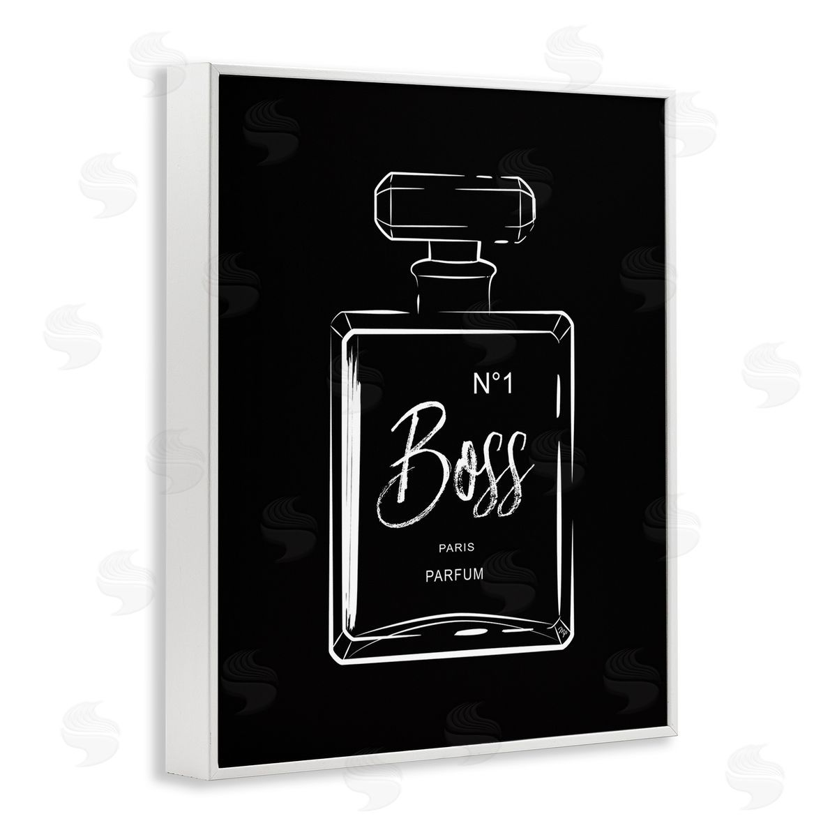 Martina Pavlova Boss Perfume on Black White Framed Giclee Wall Art Print