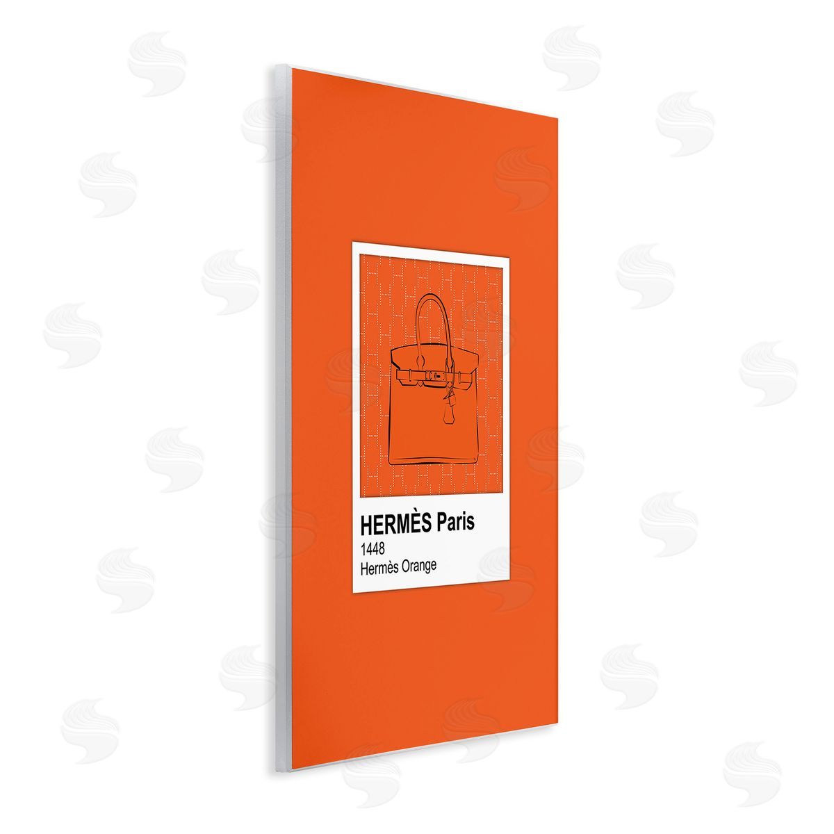 Martina Pavlova Orange Fashion Hue Wooden Wall Plaque Art Print