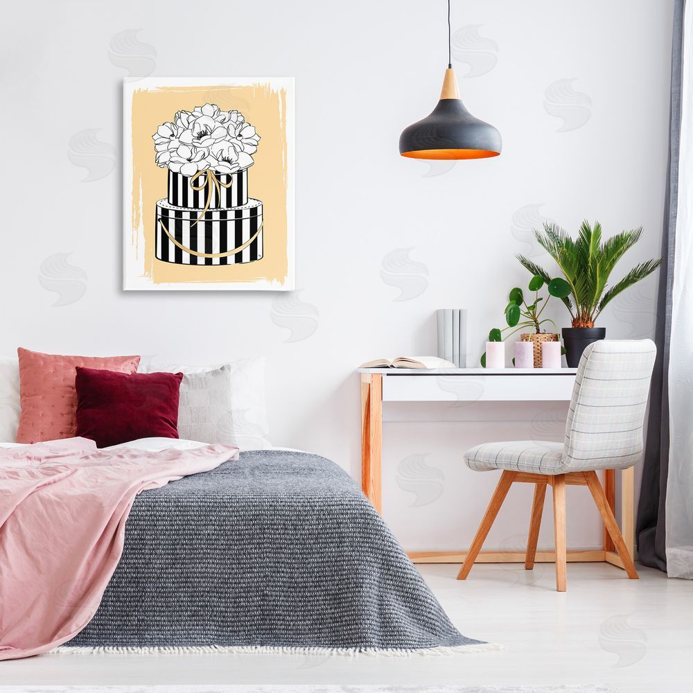 Martina Pavlova Glam Accessory Boxes Canvas Wall Art Print in Room