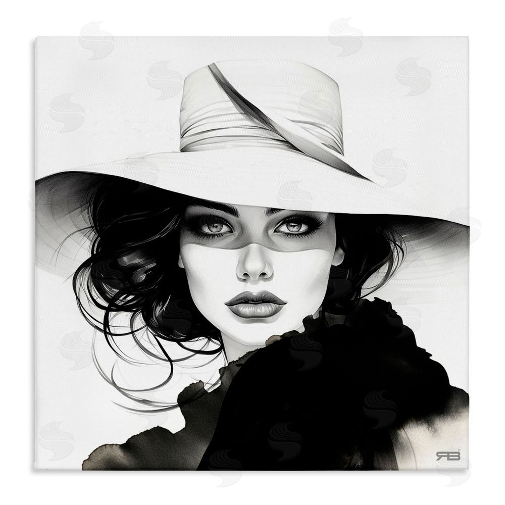 RB Intense Glam Gaze Stretched Canvas Wall Art Print