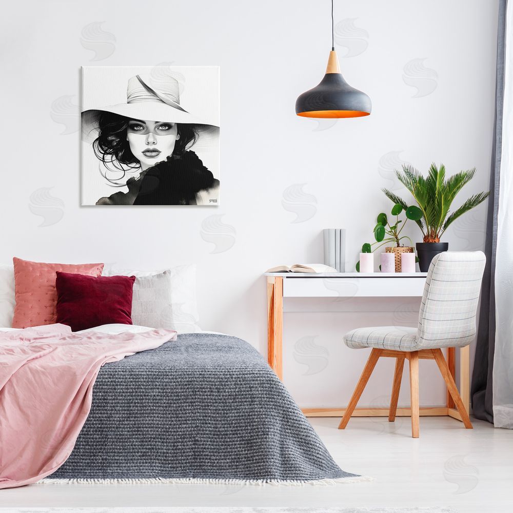 RB Intense Glam Gaze Canvas Wall Art in Room