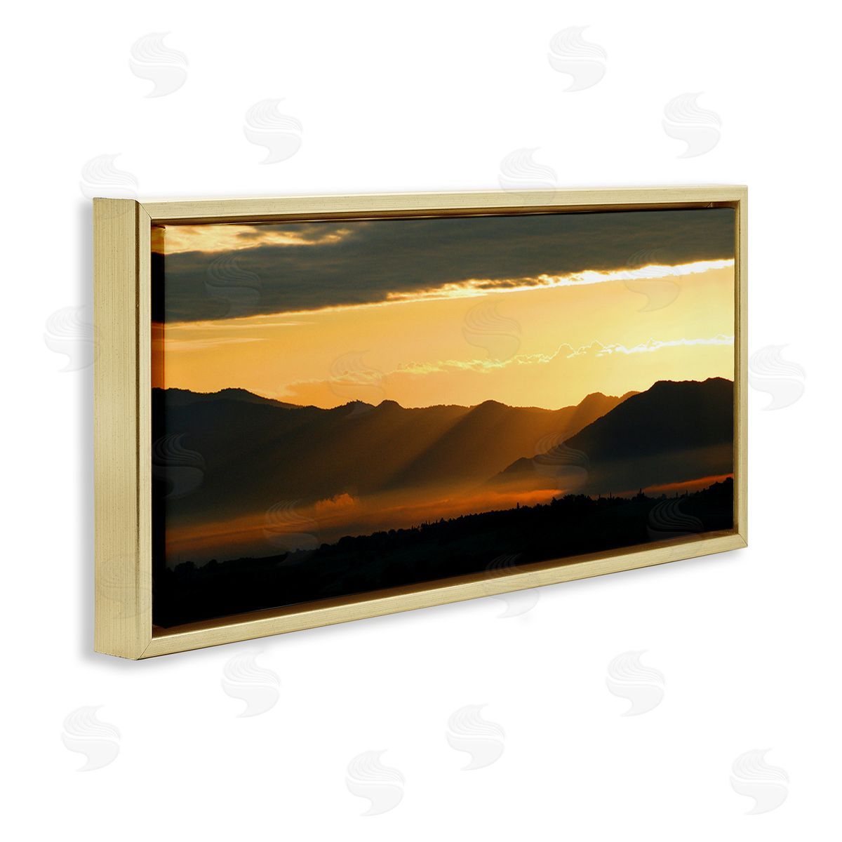 Noah Bay Sun Rays Over Mountains