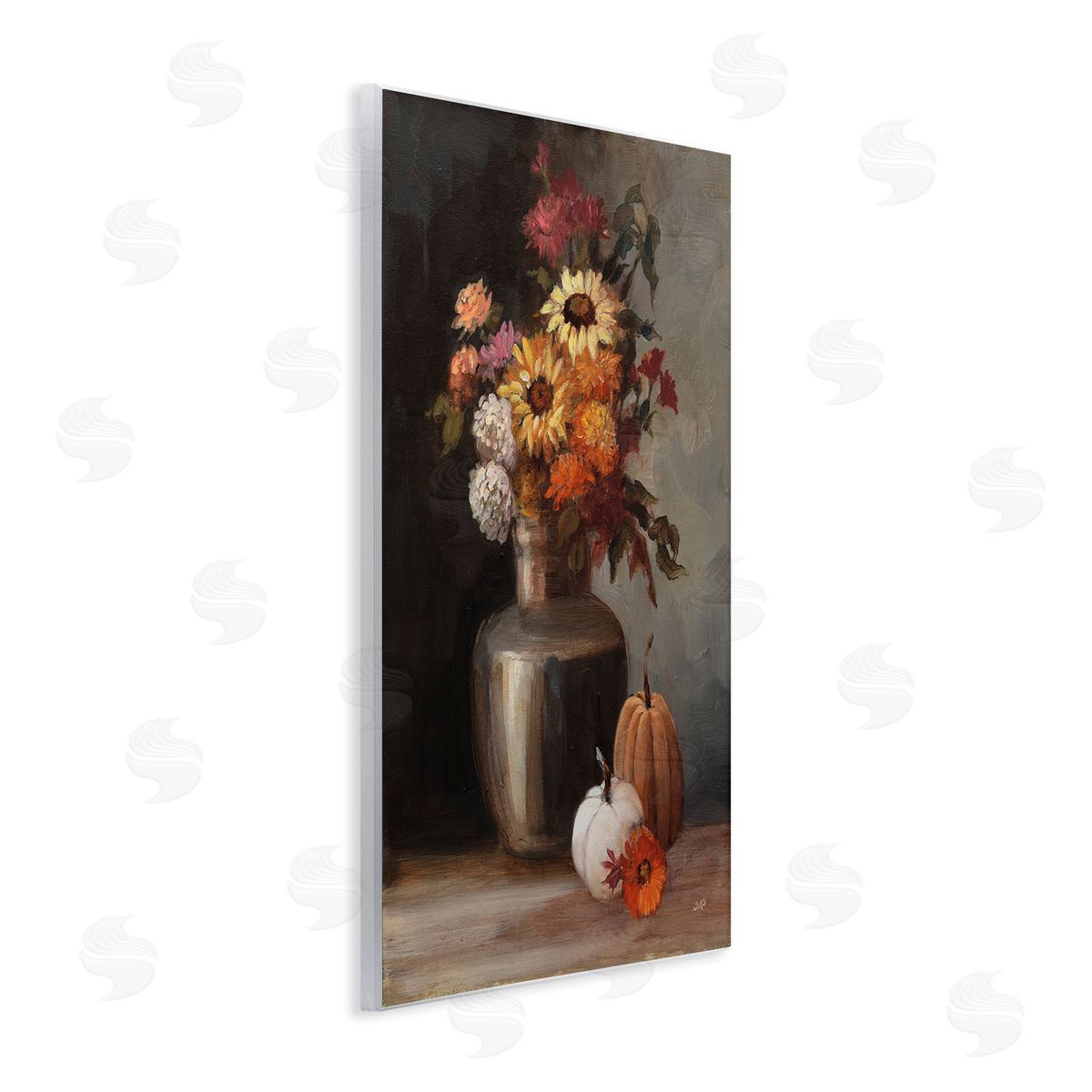 Julia Purinton Autumnal Still Life Wooden Wall Plaque Art Print