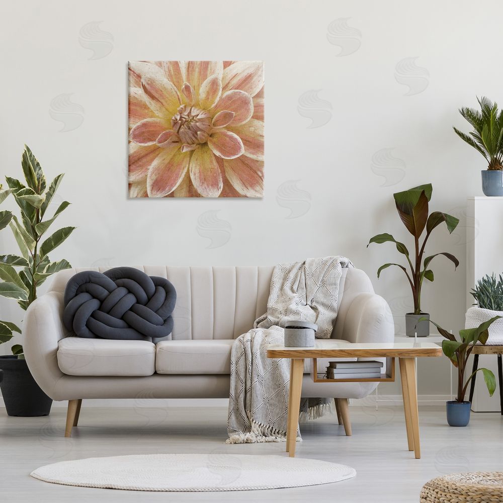 Alonzo Saunders Blooming Petals Close Up Canvas Wall Art in Room